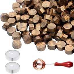 Octagonale Gouden Wasbolletjes voor Cadeauverpakking, Trouwaankondigingen en Gepersonaliseerde Enveloppen - 400 Stuks — thumbnail 4