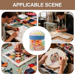 Naaiclips Set - Textiel Clips - Stoffen Organiseren - Stofvriendelijke Grip - 76 Delig - Multicolor — thumbnail 5
