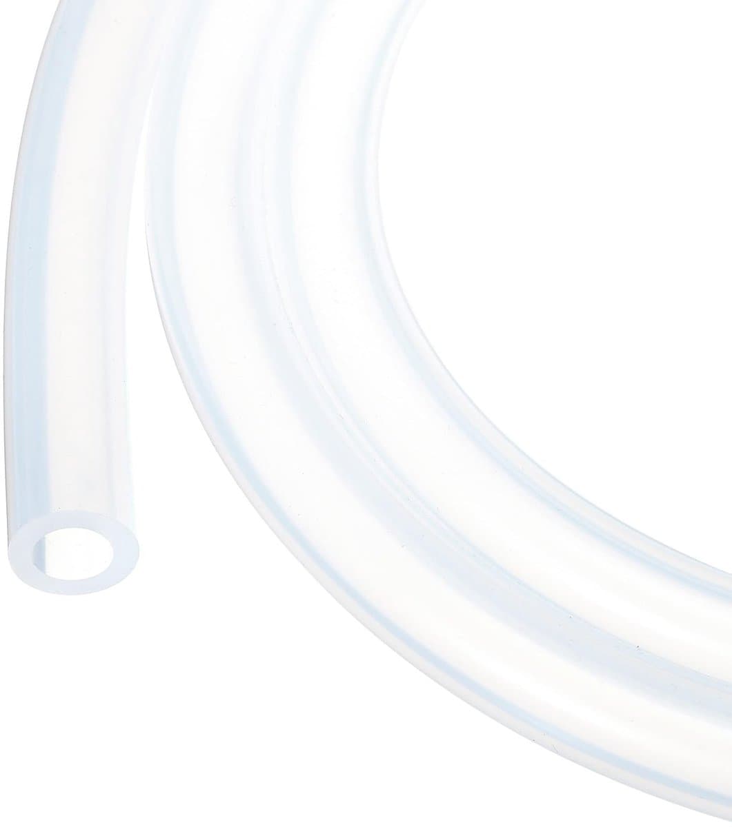 Dailygoods- Siliconen Tubing 2 m - Flexibele Slang - 10mm ID/16mm OD - Transparant - Hoge Temperatuur - Voor Pomp/Irrigatie - Siliconenslang — afbeelding 1