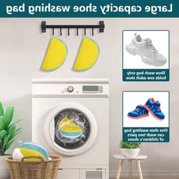 Set van 2 Waszakken voor Schoenen, Herbruikbare Waszakken voor de Wasmachine, Ideaal voor Organisatie en Reizen — thumbnail 4