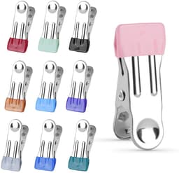 Dailygoody - Wasknijpers - Robuuste klemmen - 20 stuks - Roestvrij staal - Stevige clips - Perfect voor kleding en handwerk — thumbnail 1