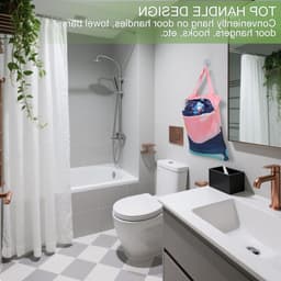Reiswaszakken Set van 2, Ideaal voor Zwemkleding en Sport, Met Rits voor Thuis, Vakantie en Camping (Roze + Zwart) — thumbnail 5