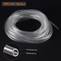 Flexibele PVC doorzichtige slang van 1.0mm ID en 1.6mm OD, 2 meter lang, voor water, olie en luchtgebruik in tuin en aquarium — thumbnail 5