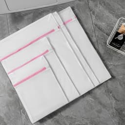 Wasmachine Wasnet - Grote Mesh Waszak voor Kleding, Ondergoed, Sokken en Babykleding - Set van 10 Stuks in 3 Maten — thumbnail 2