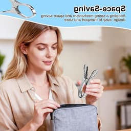 Set van 10 Handdoek Klemmen 13cm voor Strandstoelen, Rvs Handdoek Klemmen, Grote Wasknijpers en Badhanddoeken — thumbnail 3
