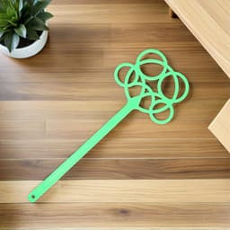 Tapijtklopper Set - Stofverwijderaar Tool - Textiel Onderhoud - Voorkomt Schade - 2 Stuks - Groen — thumbnail 3