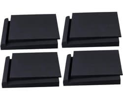Luidspreker Isolatie Pads - Speaker Dempers - Studio Geluid - Vibratie Onderdrukking - 4 Stuks - Zwart