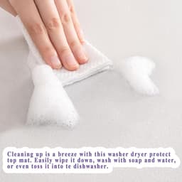 Wasmachine Droger Topmat - Apparaat Beschermer - Apparaten Beschermen - Snel Absorberend - 60 x 60 cm - Efficiënt — thumbnail 5
