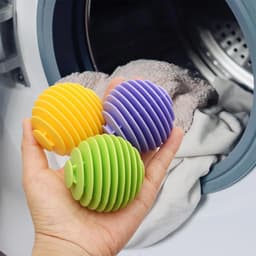 Dailygoods - Dailygoody - Wasdrogerballen - Anti-wrinkle kleding - 6 stuks - Geschikt voor wasmachine en wasdroger - Ideaal voor dekens en truien - materiaal — thumbnail 4