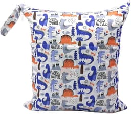 Waterdichte Wetbag 40 x 45 cm - Ideaal voor Luiers, Camping, Reizen en Sportactiviteiten - Grote Waszak voor Kinderen en Volwassenen — thumbnail 5