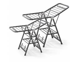 ProductXpert DryPro™ - Wasrek - Droogrek Inklapbaar - Opvouwbaar - 2-Delige Set - 160 + 180 cm - Grey
