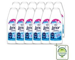 12 x Lenor - Strijkwater - Spring Awakening - Textielverfrisser - 1000 ml - Grootverpakking - Vaatwasstrips - Strijkwater - Textielverfrisser - Wasgoed Fris - Bloemige Geur - Kleding Verzorgen