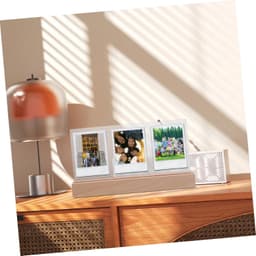 1set Transparant Foto Display Frame Minimalistisch Tafelframe Voor Thuis Kantoor Weergeven Van Herinneringen Decoratie — thumbnail 2