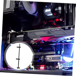 1set Verstelbare Gpu Steunhouder Voor Videokaarten Stabiele Betrouwbare Graphics Card Support Bracket Voor Computerbehuizingen Eenvoudig Te Installeren Compatibel Met Diverse — thumbnail 3