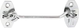 SnelShoppen - Stormhaak 280 mm met Hoekplaten en Oogjes | Gegalvaniseerd Staal | Duurzaam en Sterk | Voor Tuin, Camping en Constructies | 12 mm Haak-Ø — thumbnail 2