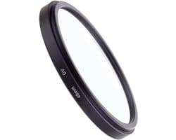 49mm HD UV Filter voor Canon M6 M50 M100, Fire Rock UV Filter voor Sony Alpha a7R & W/E-Mount FE 50mm f/1.8 Lens -1 Packs