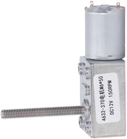 DC 12 V aandrijfmotor M6 x 50 mm micro-omgekeerde snelheidsreductiemotor voor raamopener, houders (150 tpm) — thumbnail 2