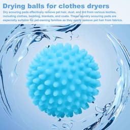 9 stuks drogerballen voor wasdroger, wasballen, wasballen, wasballen voor donsjacks, herbruikbare drogerballen, wasbal voor wasmachine voor wasmachine — thumbnail 2