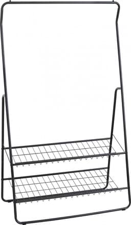 Wenko Kledingrek Shiva 92 X 159 X 48 Cm Aluminium Zwart — thumbnail 1