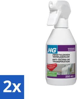 2 x HG Zweetvlekkenverwijderaar 250 ml - Zweetvlekken Verwijderen - Deodorantvlekken Verwijderen - Vlekkenverwijderaar - Wasmiddel - Textielreiniger — thumbnail 4