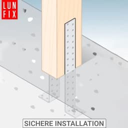 Betonanker 300 mm x 40 mm - Vlakstalen Anker voor Houtconstructies — thumbnail 3