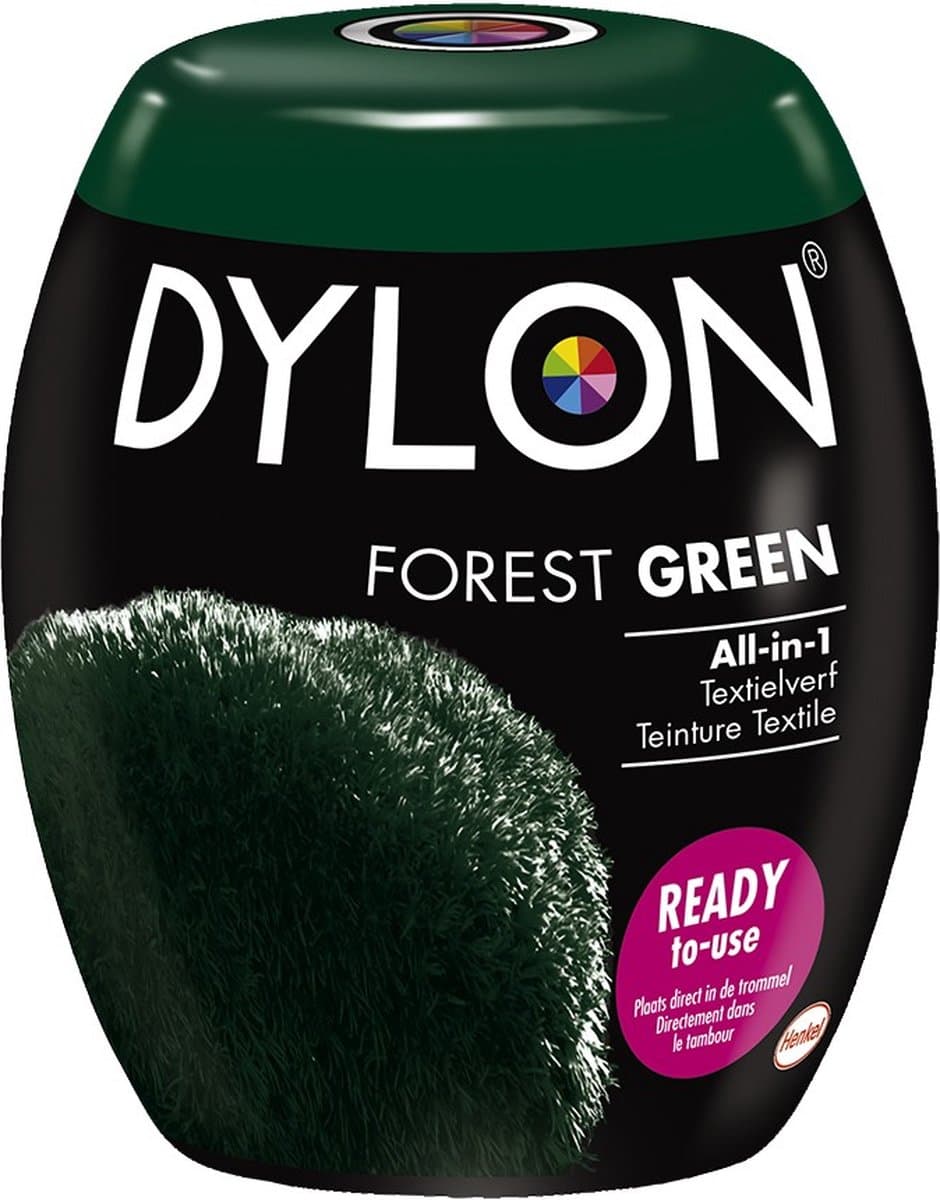 DYLON Wasmachine Textielverf Pods - Forest Green - 350g — afbeelding 1