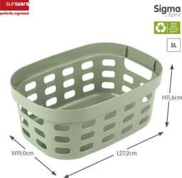 Sunware - Sigma home mand 5L groen — thumbnail 2