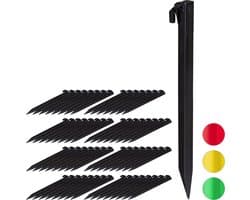 64 x haringen 31 cm - kunststof tentharingen - grondpennen - grondharing