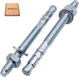 Wigankers M12 - Metalen pluggen ankers - Beton bevestigen - Verzinkt staal - 140 mm — thumbnail 3