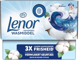Lenor Wasmiddel All-in-1 Pods Katoen Fris - 15 stuks — thumbnail 1