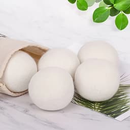 Verpakking met 4 anti-klit wasballen, Geschikt voor wasmachines en was-droogcombinaties, Geschikt voor beddengoed en kleding. — thumbnail 4