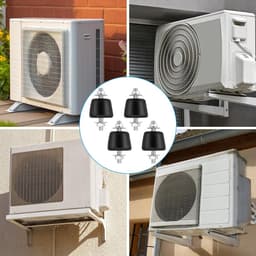 Rubberen Lagers - Trillingsdempers - Airco Buitenunit - Eenvoudige Installatie - M8 Schroefdraad — thumbnail 2