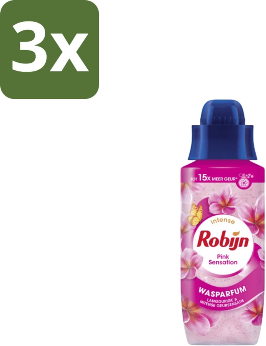 Robijn Wasparfum Pink Sensation 324 ml - Bulkverpakking - 3 stuks — afbeelding 1