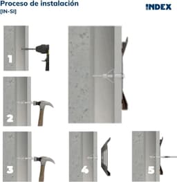 Anker Paraplu - Bevestigingsanker - Zware Lasten - Zonder Schroef - M8 x 65mm - Verzinkt — thumbnail 2