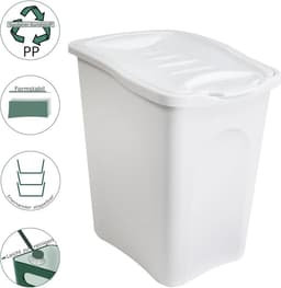 Kleine Wasmand 25 Liter met Deksel - Compacte Wasbox voor Vuile Was — thumbnail 5