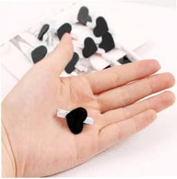 50 Houten Mini Knijpers in Hartvorm voor Foto's en Decoratie — thumbnail 2
