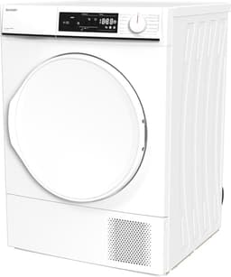 Sharp KD-NHA7S7PW21-DE warmtepomp droger voorlader E, 7 kg, 15 programma’s, 30 minuten kort programma, zachte trommel, LED interieurverlichting, kinderslot, wit — thumbnail 2