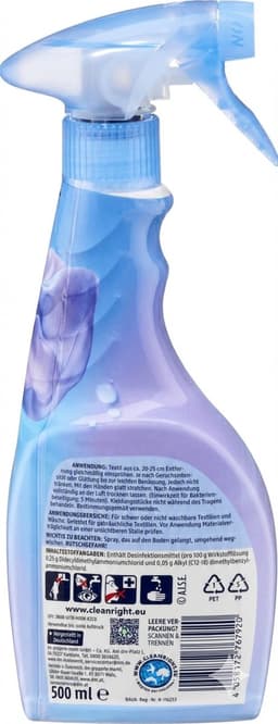 Denkmit Textielverfrisser Spray - Rimpelvrij 3in1 - VOORDEELVERPAKKING | 6x 500ml | Verwijdert nare geuren — thumbnail 2