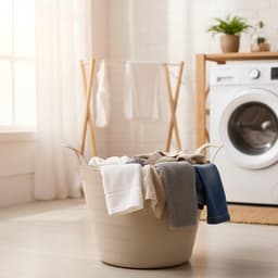 Excellent Houseware Flexibele wasmand - 2x - beige - 30 liter - kunststof - 54 x 37 cm - met handvatten — thumbnail 4