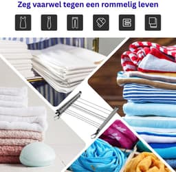 Wasrek Hangend Trapgat - Voor Radiator - Droogrek Ophangbaar — thumbnail 5