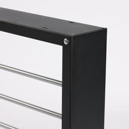 Ceruzo Wanddroogrek - 80 x 40 cm - Wasrek - Droogrek - Inklapbaar -Zwart — thumbnail 3
