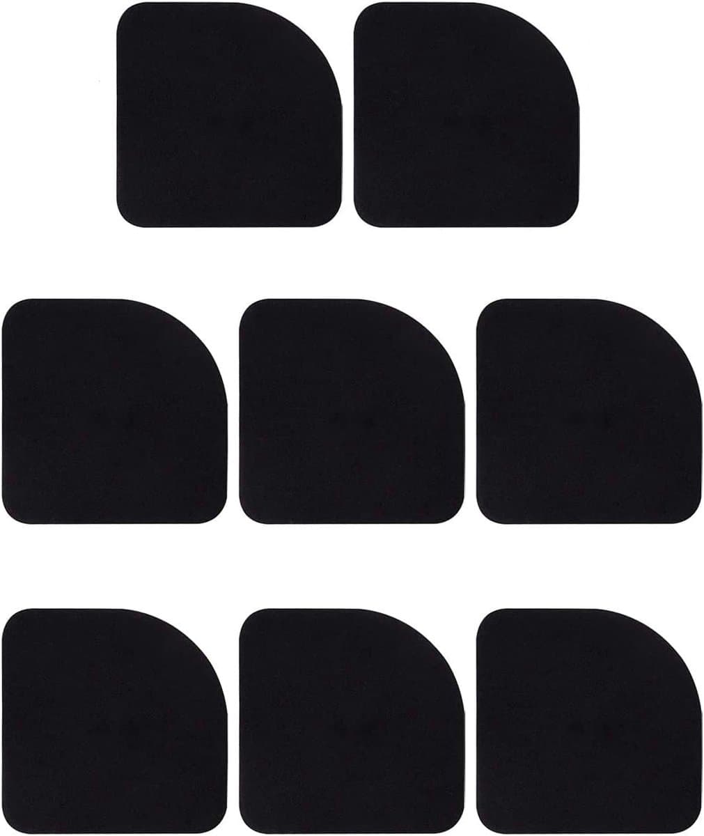 4 stuks - Wasmachine trillingsdemper-Trillingsmat- Antislipmat-Antislip EVA-Voetjes Droge-Anti Vibratie-Zwart — afbeelding 1