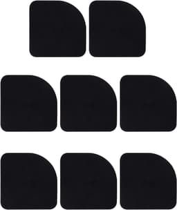 4 stuks - Wasmachine trillingsdemper-Trillingsmat- Antislipmat-Antislip EVA-Voetjes Droge-Anti Vibratie-Zwart — thumbnail 1