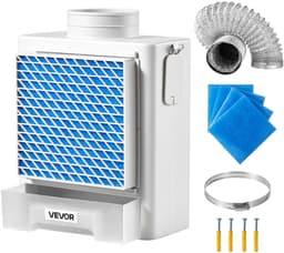 VEVOR 3-in-1 binnendrogerventilatiekit met waterlade 99 mm uitlaat — thumbnail 1