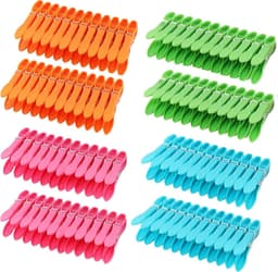 Kleurrijke Wasknijpers - 96 Stuks — thumbnail 1