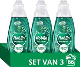 Robijn Quickwash - Vloeibaar Wasmiddel - Spring Blossom - 3 flessen - 66 wasbeurten - Voordeelverpakking — thumbnail 1
