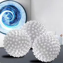 Kraftverdia® - Wasbollen voor wasmachine-Drogerballen-Drogerballen voor wasdroger-voor het reinigen van kleding thuis, herbruikbaar-9 stuks — thumbnail 4