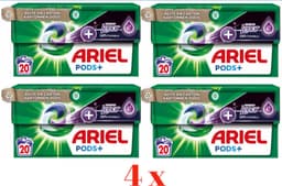 4x Ariel All-in-1 Pods+ Wasmiddelcapsules Vleugje Lenor Frisheid 20 stuks — thumbnail 1