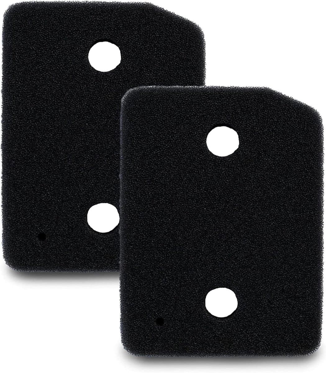 Set van 2 filters Geschikt voor Miele 9164761 droger warmtepompdroger, fijne - grof 207 x 157 x 30 mm, sponsfilter, filtermat condensdroger, Made in Germany, pluisfilter, schuimfilter spons — afbeelding 1