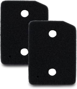 Set van 2 filters Geschikt voor Miele 9164761 droger warmtepompdroger, fijne - grof 207 x 157 x 30 mm, sponsfilter, filtermat condensdroger, Made in Germany, pluisfilter, schuimfilter spons — thumbnail 1
